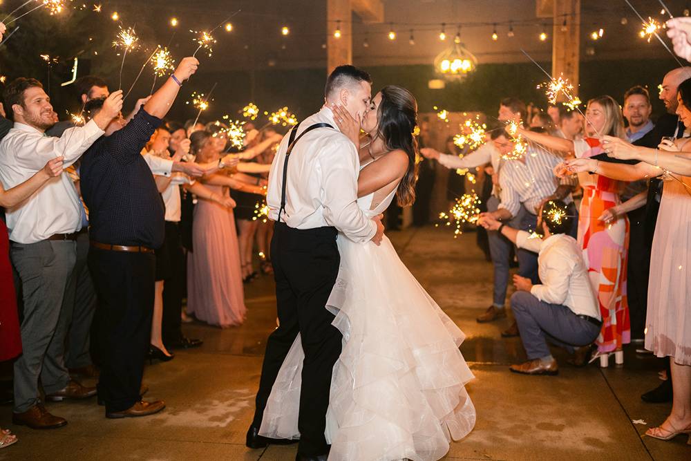 Formal exit outlet wedding