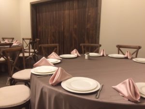 Columbus Wedding Venue table